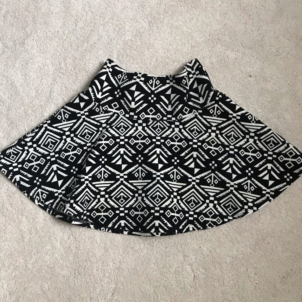 Black and White Skirt